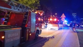 Bursada sporcu kamp merkezinde çıkan yangın söndürüldü