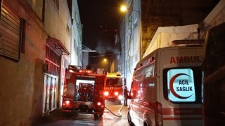 Bursada tekstil atölyesinde korkutan yangın