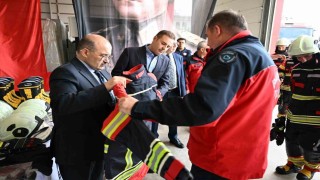 Büyükşehirden OSB İtfaiyesine 11 yıl sonra ekipman desteği
