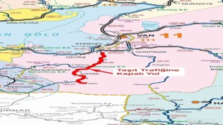 Çatak yolu araç trafiğine kapatıldı