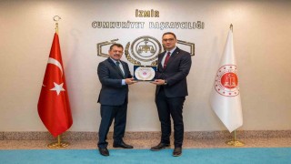 Ceza ve Tevkifevleri Genel Müdür Yardımcısı Kocakaleden İzmir Cumhuriyet Başsavcısı Yeldana ziyaret