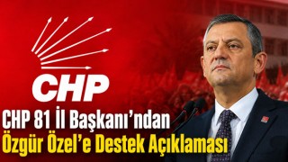 CHP 81 İl Başkanı’ndan Özgür Özel’e Destek Açıklaması