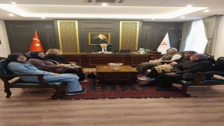 Çölyaklılar Edremit de Kaymakam Odabaşı ziyaret etti