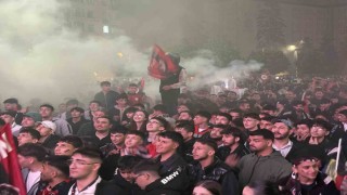 Çorumda binlerce vatandaştan Süper Lig sevinci