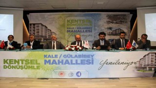 Çorumda iki mahallede gerçekleştirilecek kentsel dönüşüm projeleriyle ilgili vatandaşlar bilgilendirildi