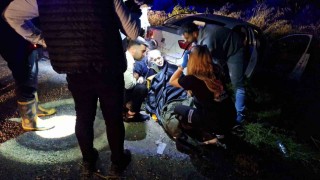 Çorumda iki otomobil çarpıştı: 1i ağır 7 yaralı