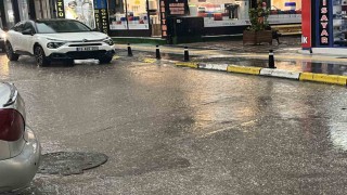 Çorumda sağanak hayatı olumsuz etkiledi