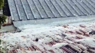 Çorumda sağanak ve dolu hayatı olumsuz etkiledi