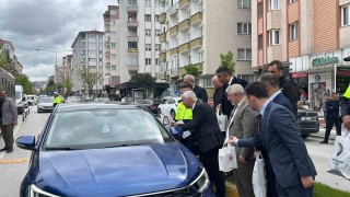Çorumda Trafik Haftasında öğrencilerle farkındalık oluşturuldu