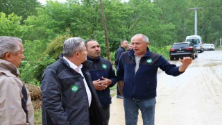 Cumayeri Belediyesi ekipleri sahada