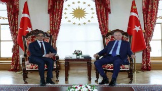 Cumhurbaşkanı Erdoğan, BAE Devlet Başkan Yardımcısı Al Nahyanı kabul etti