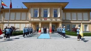 Cumhurbaşkanı Erdoğan, Belçika Kraliçesi Mathildeyi kabul etti.