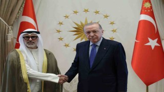 Cumhurbaşkanı Erdoğan, Kuveyt Dışişleri Bakanı Sabahı kabul etti