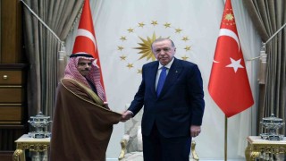 Cumhurbaşkanı Erdoğan, Suudi Arabistan Dışişleri Bakanı Ferhanı kabul etti