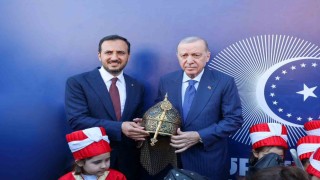 Cumhurbaşkanı Erdoğana anlamlı hediye