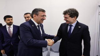 Cumhurbaşkanı Yardımcısı Yılmaz, Romanya Cumhurbaşkanı Danla görüştü
