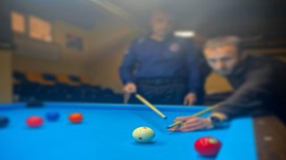 Denetimli serbestlik yükümlülerine bilardo etkinliği