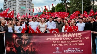 Denizlide 19 Mayıs coşkusu Manga ile zirveye ulaştı