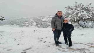 Denizlinin yüksek kesimleri mayıs ayında beyaz gelinliğini giydi