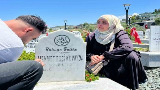Deprem mezarlığında buruk arefe