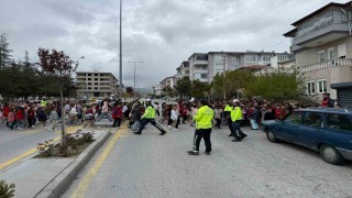 Develide çocuklara trafik eğitimi