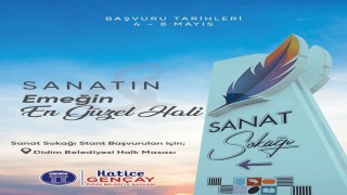 Didim Sanat Sokağı için başvurular başlıyor