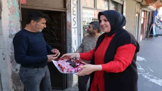 Diyarbakırda bayram dayanışması sokaklara taştı