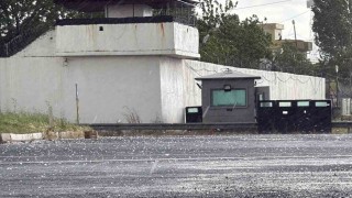 Diyarbakırda dolu ve sağanak yağışı