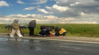 Diyarbakırda yolcu minibüsü takla attı: 15 yaralı