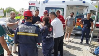 Dörtyolda trafik kazası: 2 yaralı