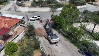 Düğerekte yol çalışmaları başladı