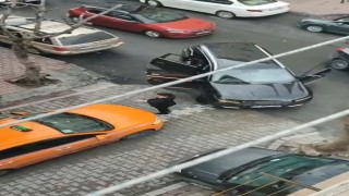 Düğün konvoyundakiler ters yöne girdi ortalık karıştı
