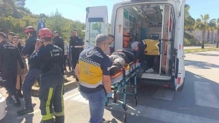 Dur levhasına ihlali kazayla sonuçlandı: 1 yaralı