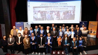 Düzce Üniversitesinde mezunlarla anlamlı buluşma