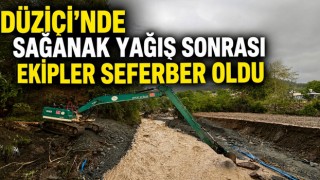 Düziçi’nde Sağanak Yağış Sonrası Ekipler Seferber Oldu