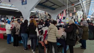 Edirnede Balkan Pazarı yeniden açıldı: Esnaf umutlu