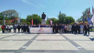 Edirnede Gençlik Haftası etkinlikleri renkli görüntülere sahne oldu