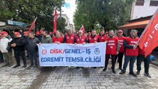 Edremitte 1 Mayıs kutlandı
