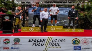Efeler Yolu Ultra Trailde madalyalar sahiplerini buldu