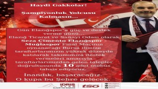Elazığ TSO Başkanı Alandan taraftarlara 10 otobüs