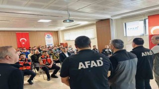 Elazığda Orman Bölge Müdürlüğü personeline afet eğitimi