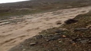 Elazığda sağanak sonrası sel