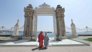 Emine Erdoğan, Belçika Kraliçesi Mathilde ile bir araya geldi