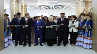 Emine Erdoğan, Kazakistanda Sıfır Atık Eğitim Laboratuvarının açılışını yaptı