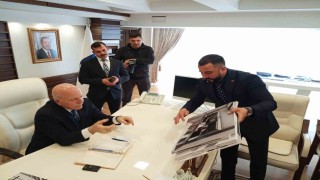 Emre Akdoğandan Başkan Sekmene ziyaret