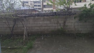 Ercişte şiddetli yağmur yağışı