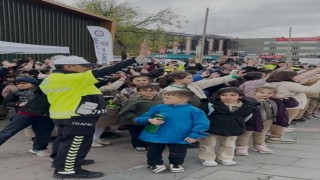 Erzincanda trafik kuralları uygulamalı anlatıldı