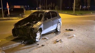 Erzurumda trafik kazası: 2 yaralı