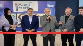 Esenlerde Cemil Meriç karikatür sergisi sanatseverlerle buluştu