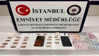 Esenyurtta, boş binada uyuşturucu ticareti yapan şahıslar yakalandı
